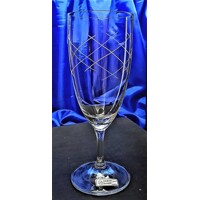 LsG-Crystal Skleničky na pivo vodu broušené ryté dekor Galaxie spirála Kate-349 380ml 2 Ks.