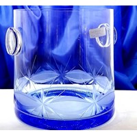 Glas Flaschenkühler hellblau  135 x140 mm 1 Stüc...