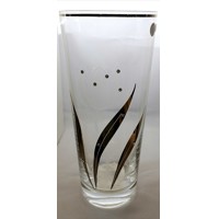 LsG-Crystal Váza skleněná broušená/ rytá 10 x SWAROVSKI krystal platina květina s rosou originál baleni Wa-5489 300 x 140 mm 1 Ks.