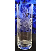 Lsg-Crystal Sklenice Long drink ručně broušené dekor Růže dárkové balení satén LD-0101 340ml 2 Ks.