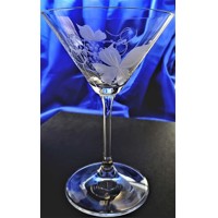Martini Glas / Martinigläser Hand geschliffen Muster Weinlaub 2042 210 ml 6 St...