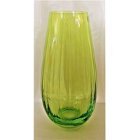 LsG-Crystal Váza skleněná zelená ručně foukaná optika WA-137 250 x 130 mm 1 Ks...