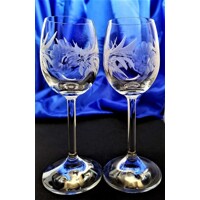 LsG-Crystal Skleničky na likér ručně ryté broušené dekor Millennium -9224 60ml...