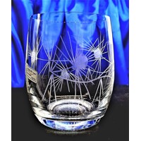 Wassergläser/ Mehrzweck Glas Hand geschliffen Muster Distel Cl-2737 300ml 6 St...