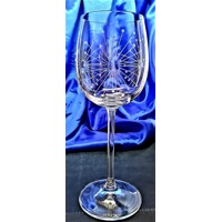 Weißwein Glas / Weißweingläser Hand geschliffen Muster Lőwenzahn Geschenkkarton Erika-6998 260 ml 6 Stk.