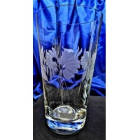 LsG-Crystal Váza skleněná ručně rytá broušená dekor Šípek WA-1968 200 x 115 mm...