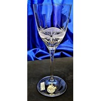 LsG-Crystal Láhev skleněná dekantér 15 x SWAROVSKI na víno broušená dekor Kanta nápojový set dárkové balení satén set-1609 1200/ 250 ml 3 Ks.