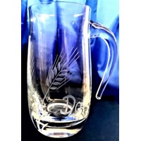 Bier Glas Bierkrug Bierseidel Hand geschliffen m...