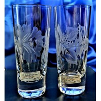 Schnaps Glas/ Korn/ Slivowitz Gläser Hand geshliffen Rose Geschenkkarton Lv-6522 90 ml 6 Stück.