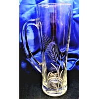 Bierglas Bierseidel Weizenglas Hand geschliffen Muster Ährchen Max-2628 500ml ...