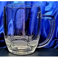 Bierglas Bierseidel Hand geschliffen Muster Kante Turbo-4828 500ml 1 Stk.