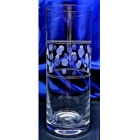 LsG-Crystal Sklenice na Long drink  ručně broušené ryté dekor Pointille  dárkové balení satén CX-3514 340ml 6 Ks.