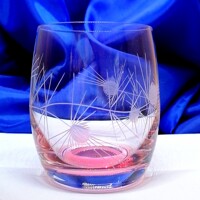 LsG-Crystal Skleničky na vodu 6 barev ručně broušené dekor Bodlák barevné balení Mix 1681 300ml 6 Ks.
