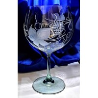 LsG-Crystal Skleničky na červené víno 4 barvy ručně broušené dekor Víno Mix 2777 820ml 4 Ks.