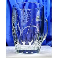 LsG-Crystal Sklenice pivní ručně broušený půllitr dekor Klas originál balení Ploch-6628 500 ml 1 Ks.