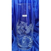 Vase Kristallglas Hand geschliffen Hagebutte WA-90475 300 x 120 mm 1 Stück.