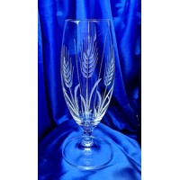 LsG-Crystal Sklenice na pivo bezolonaté sklo dekor Klas broušená rytá J-9773 3...