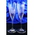 Sektkelch Champagner Glas Hand geschliffen Alt Gravur Weinlaub SK-044 220ml 6 Stück.