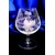 LsG-Crystal Skleničky na koňak Brandy ručně broušené ryté dekor Víno dárkové balení satén DV-159 400ml 2 Ks.