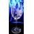 Weißwein Glas/ Rotweingläser Hand graviert Weinlaub Lara-163.350 ml 6 Stück.