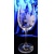 Lsg-Crystal Skleničky broušené/ ryté na červené víno dekor Víno Lara-164 450 ml 6 Ks.