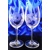 LsG Crystal Skleničky na víno ručně broušené ryté dekor Růže VU-182 450 ml 6 Ks.