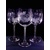 LsG-Crystal Skleničky broušené na červené a bílé víno dekor víno RW-215 350 ml 4 Ks.
