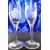 Likör Glas/ Korngläser Hand geschliffen Muster Weinlaub Geschenkkarton L-222 65 ml 2 Stück.