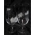 LsG-Crystal Pivní sklenice skleničky na pivo ručně broušené dekor Víno Lara-225 380 ml 2 Ks.