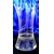Vase Kristall 6 x Swarovski Stein Hand geschliffen Muster Kante WA-339 255 x 150mm 1 Stk.