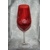 Geburtstag Glas/ Jubiläums rotes Glas Hand geschliffen Blume J-399 600ml 1 Stück.