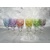 LsG-Crystal Skleničky na likér barevné pastelové dekor Jaro okrasné balení J-789 50ml 6 Ks.
