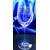 LsG-Crystal Skleničky na bílé víno Swarovski krystaly  ručně ryté dekor Claudia Viola-856 350 ml 6 Ks.