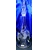 Glas Flasche mit Stőpsel Hand geschliffen Muster Fisch LA-913 1000ml 1 Stk.