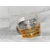 LsG-Crystal Skleničky na lihoviny 6 barev dekor Bodlák ručně broušené  ryté okrasné balení Mix 948 64 x 60 mm 60 ml.
