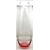 LsG-Crystal Váza skleněná broušená starorůžová dekor Kanta WA-952 350 x 118 mm 1 Ks.