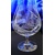 LsG-Crystal Jubilejní výroční sklenička číše  ručně ryté broušené dekor květina J-956 880 ml 1 Ks.