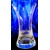 Vase Kristalglas 4 x Swarovski stein Hand geschliffen Muster Kante 39011 190 x 115 mm 1 Stk.