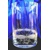 Vase Kristall Glas 10 x Swarovski Stein Hand geschliffen Muster Kante Wa-3010 200 x 135 mm 1Stk.