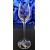 LsG-Crystal Skleničky broušené na likér 6 x Swarovski krystal spirála Petra SK-s855 250 ml 2 Ks.