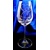 LsG-Crystal Skleničky na bílé červené víno 10 x Swarovski červený modrý krystal dekor Srdce dárkové balení satén Turbulence-1709 350 ml 2 Ks.