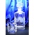 Whisky Set Hand geschliffen Muster Hagebutte Geschenkkarton LA-3504 1000/280ml 7 Stück.