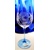 Weißweingläser/ Rotweingläser mit Blauem Stiel Hand graviert Rose Ella-9434 350ml 6 Stück.