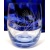 Wassergläser Wasser Glas Blau Muster Diestel hand geschlffen 1781 300ml 6 Stück.