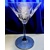 Martini Glas Martingläser Blauer Stiel Hand geschliffen Muster Rose Mati-2962 290ml 4 Stück.