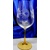 LsG-Crystal Skleničky na červené víno 6 barev ručně broušené dekor Růže Mix2137 550ml 6 Ks.