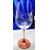 LsG-Crystal Skleničky na červené víno 6 barev ručně broušené dekor Růže Mix2137 550ml 6 Ks.