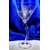 LsG-Crystal Sklenička křivá noha na Martini koktejl ručně broušené dekor Šípek dárkové balení satén Ara-2382 210ml 2 Ks.